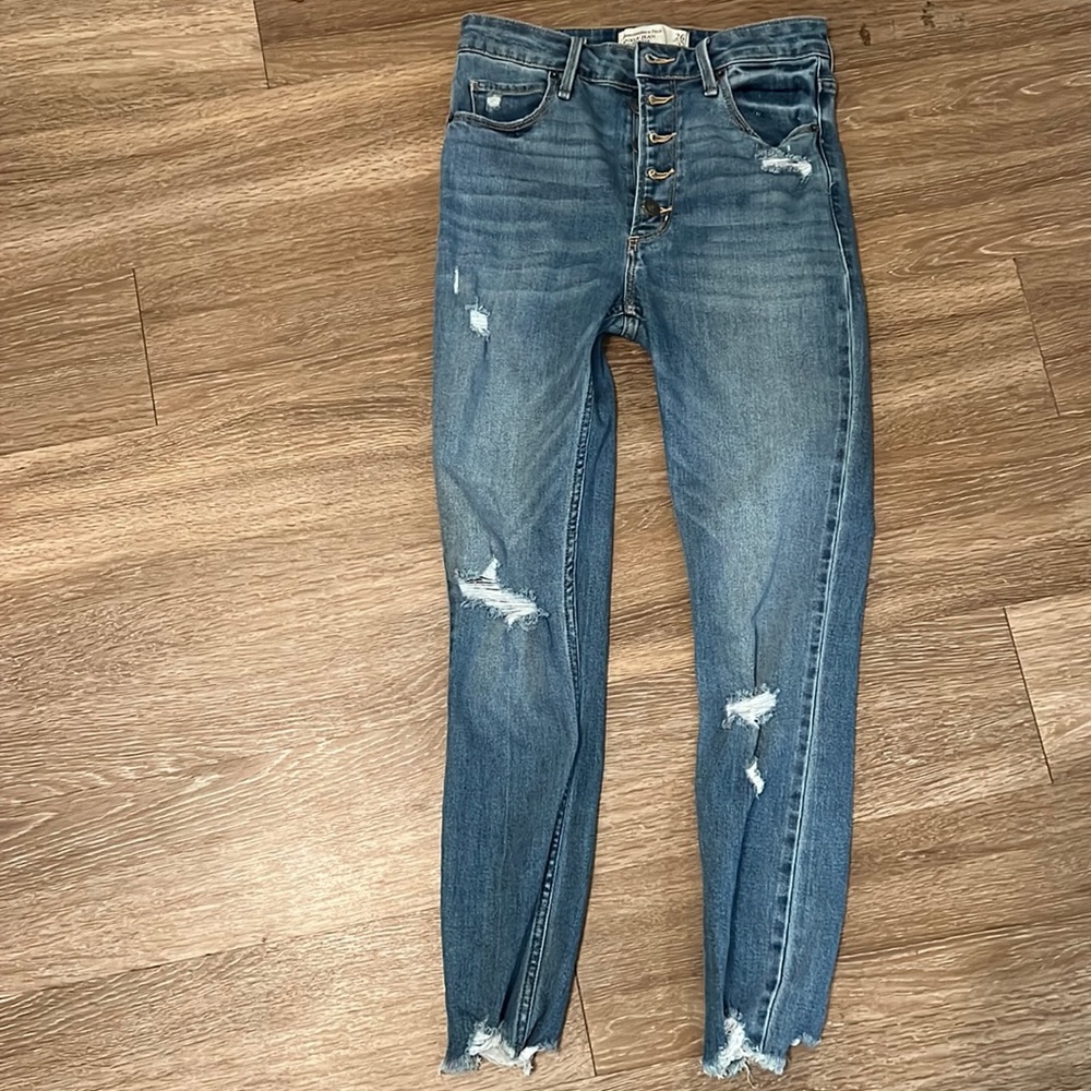 Abercrombie & Fitch Ankle Jean High rise